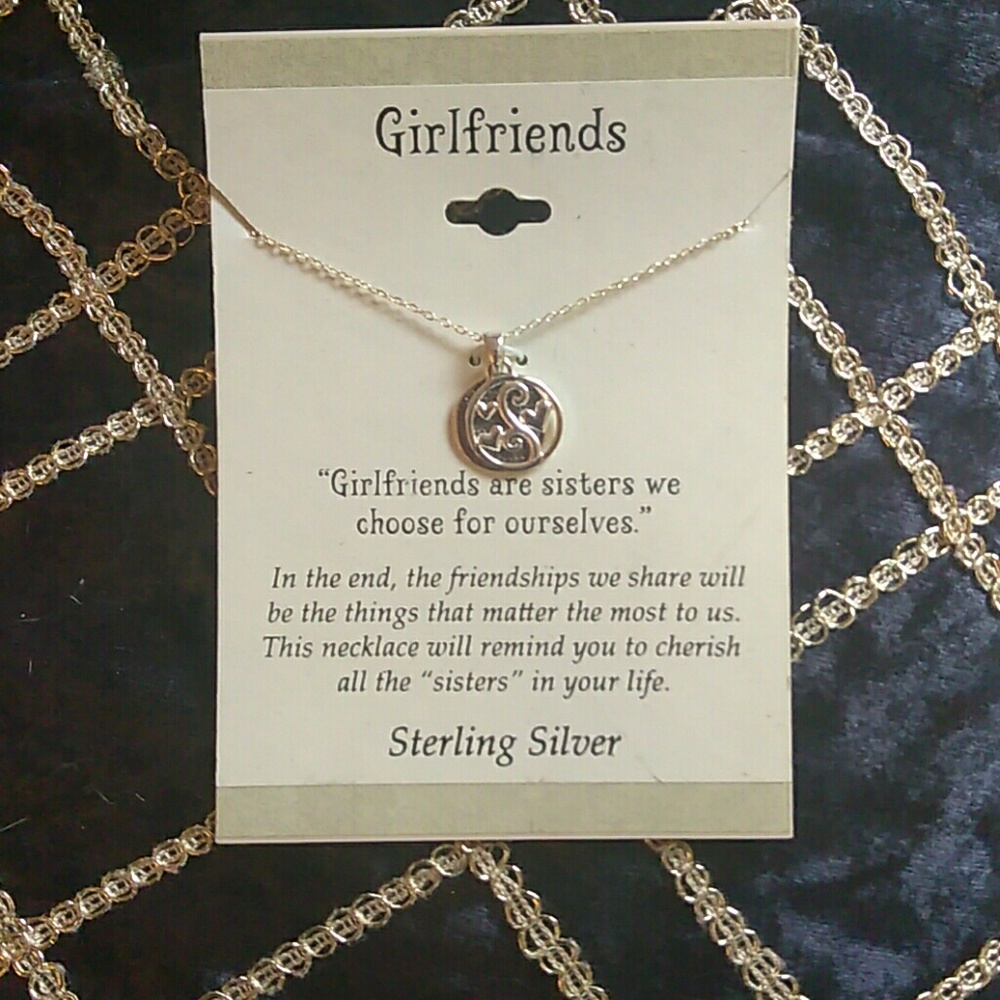 Girlfriends Sterling Silver Necklace